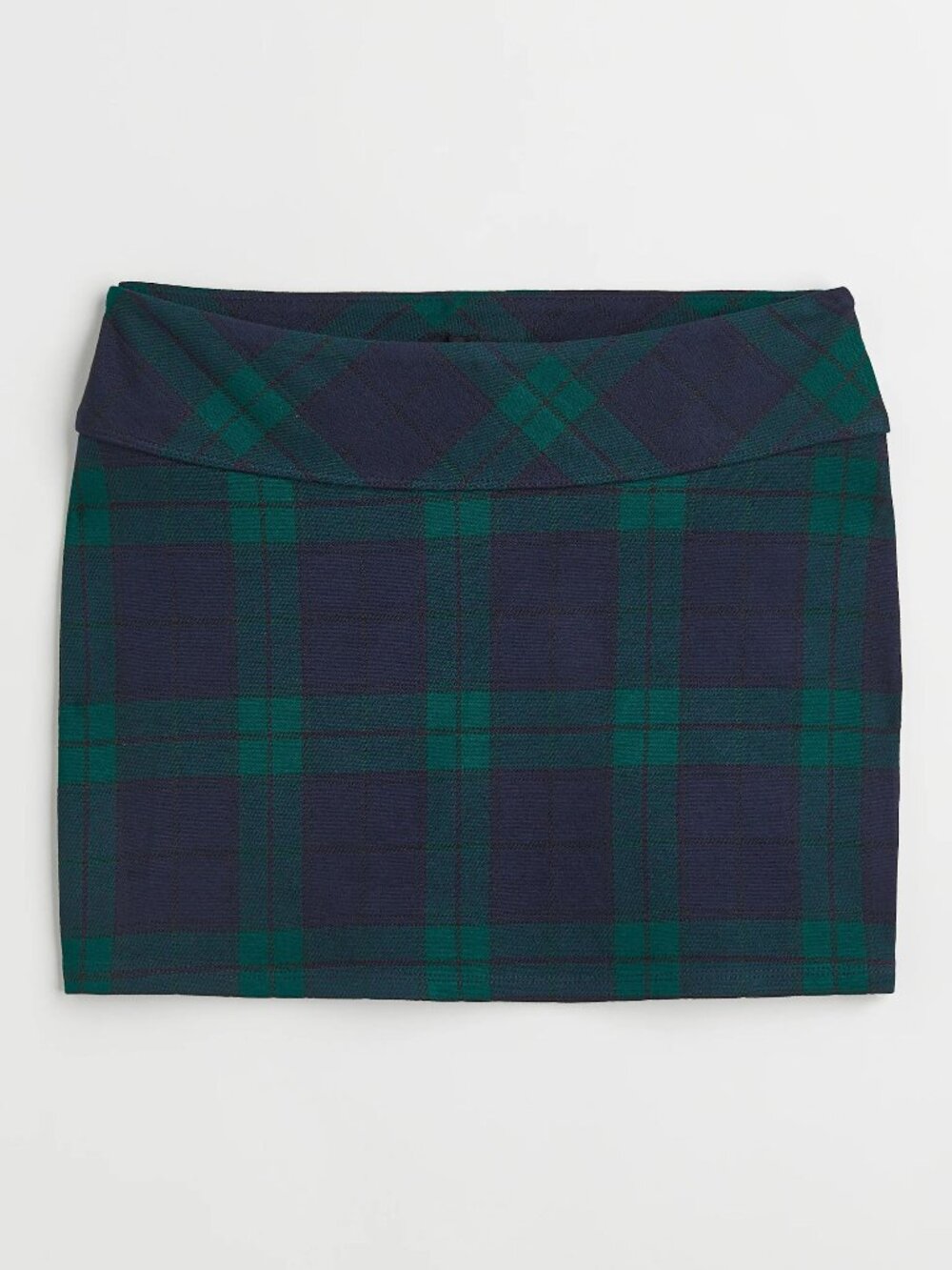 H&M Vintage Style Plaid Mini Skirt Low Rise S